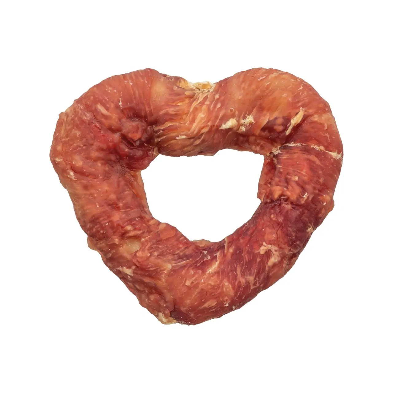 Trixie Denta Fun Heart tyggeben med andebryst Ø8 cm 40 g